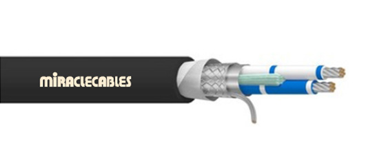 Li2Y St CY (TP) PVC Foil & Copper Braid Shielded