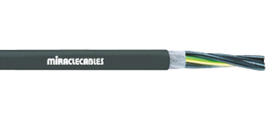 Pvc Servo Unshielded Cable 300v 500v 3