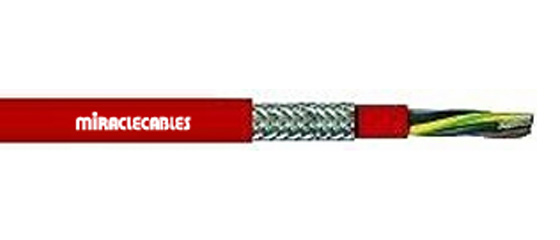 SiHF-C-Si - Silicone Multi-Core Braided Cable
