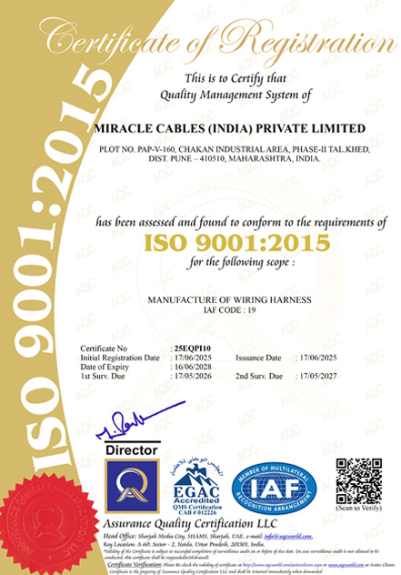 ISO 9001-2015 Certificate Pune